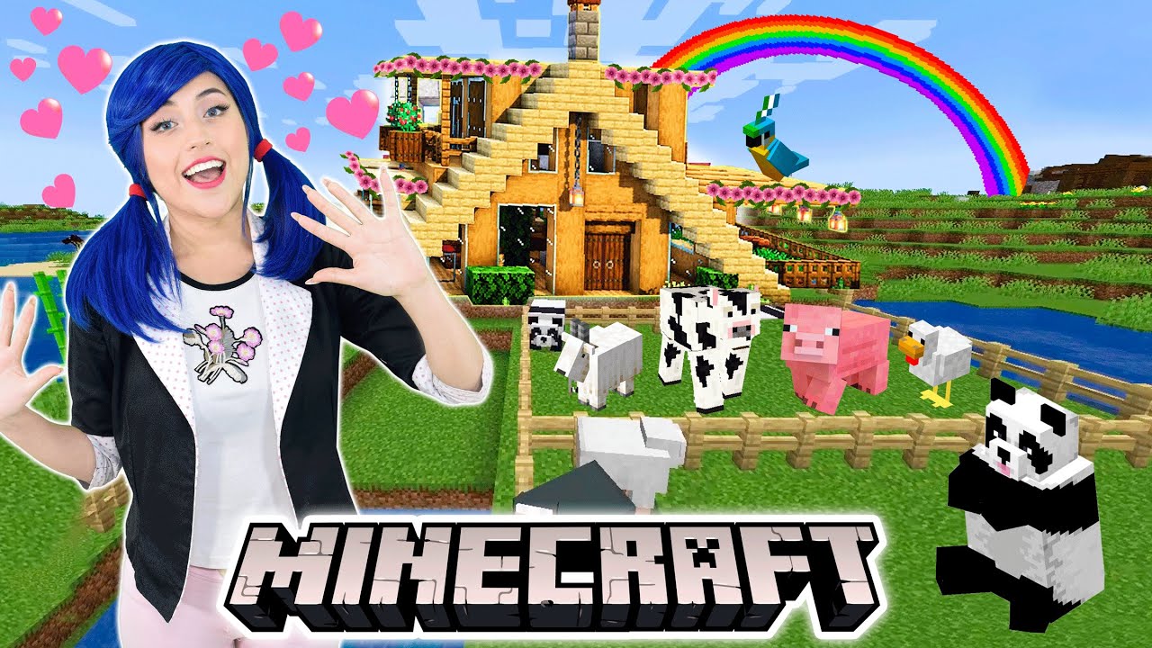 LA GRANJA en MINECRAFT de MARINETTE 💗✨ | Miraculous Lady Bug