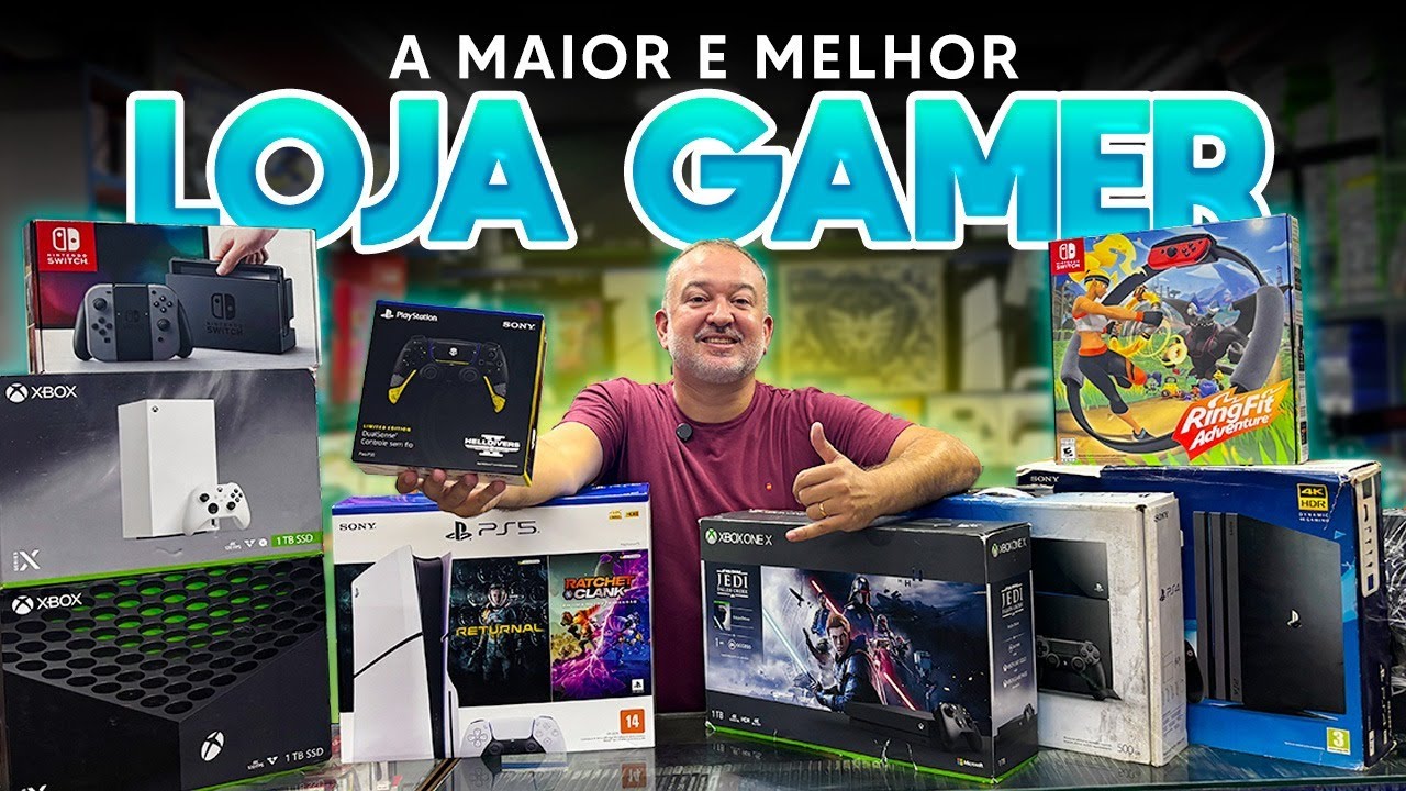 ESSA É A MELHOR LOJA DE GAMES DA SANTA IFIGÊNIA!! Consoles especiais e preços incriveis🔥