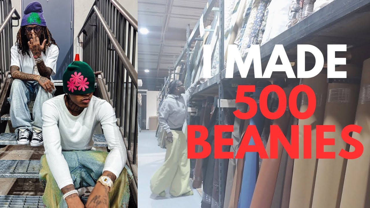 I MADE 500 BEANIES FOR CASSHYVEE!