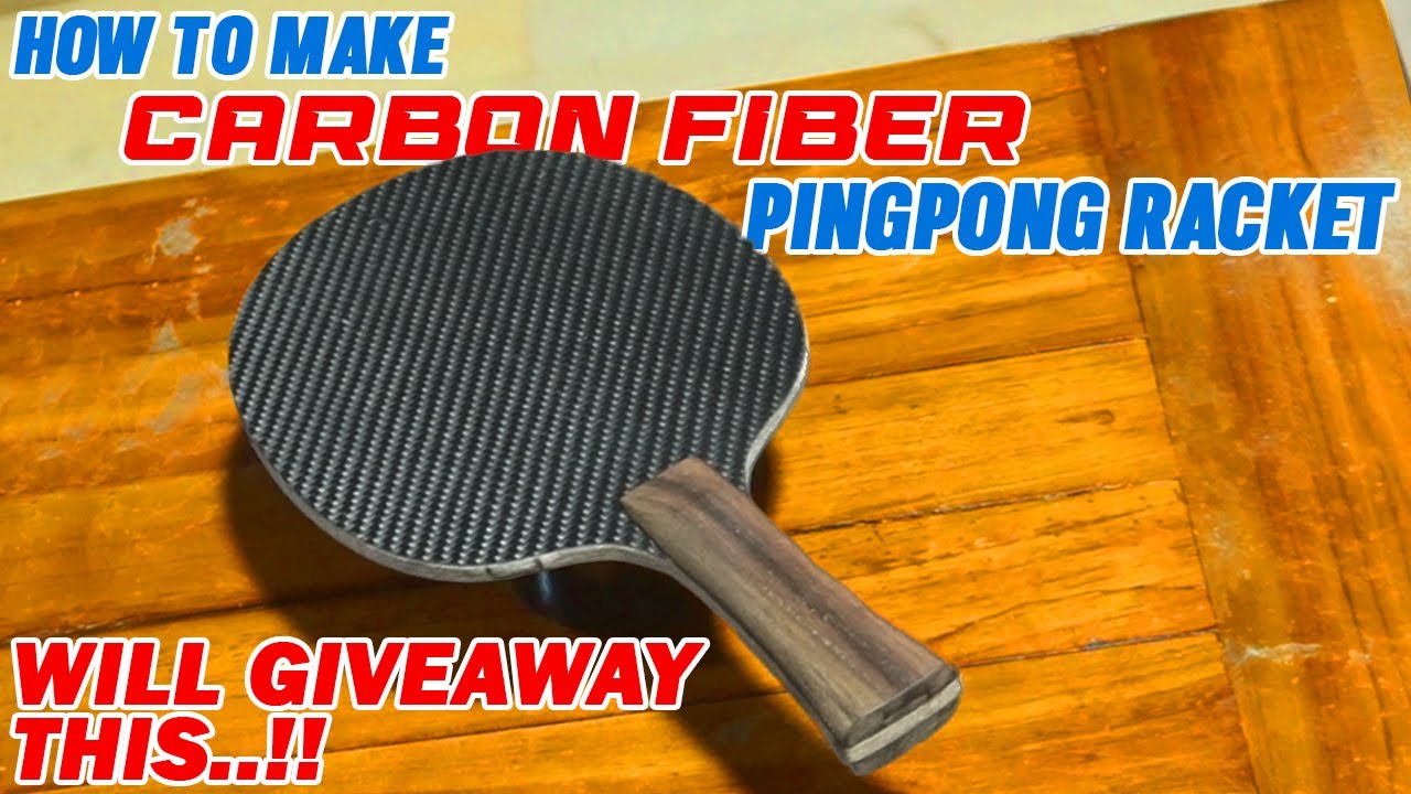 Membuat Carbon Ping Pong Blade Lagi - Buat GIVE AWAY....!!