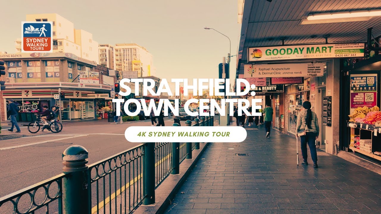 Walking Through Strathfield | Town Centre to Everton Road | Sydney Australia 4K