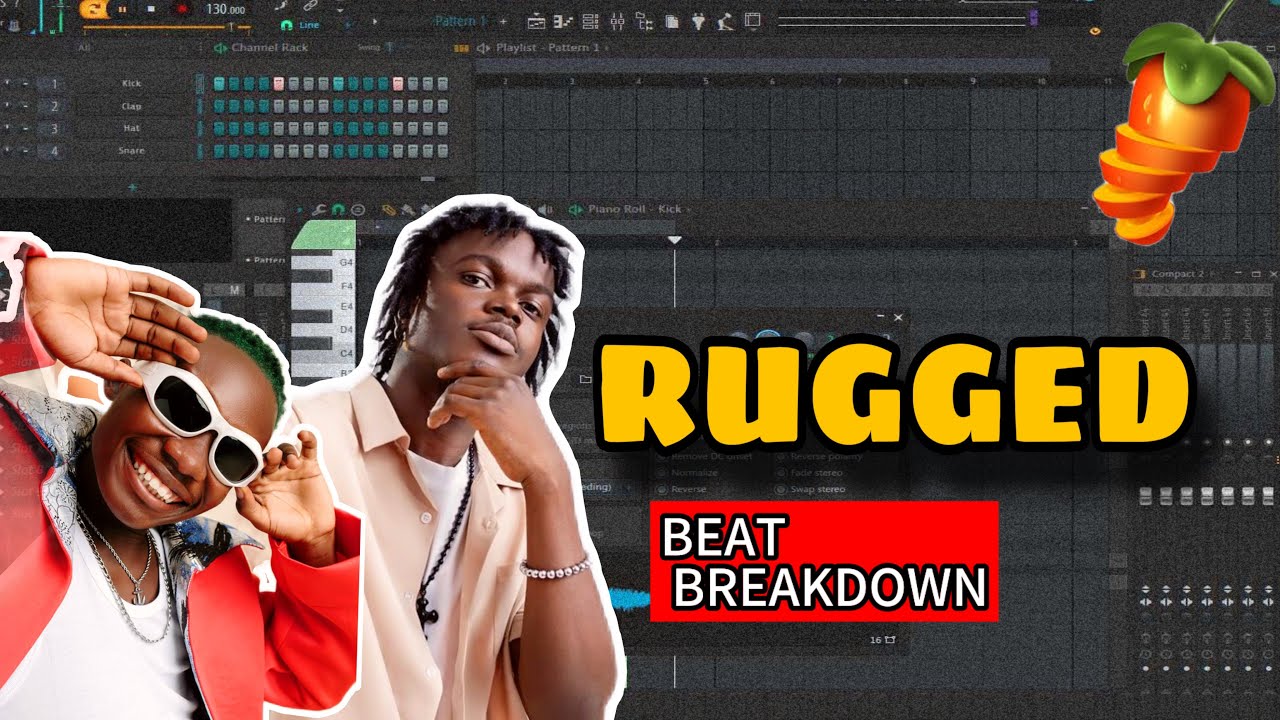 KOJO BLAK - Rugged 2.0 with Olivetheboy (Official Beat Remake)  | Tutorial from Scratch.