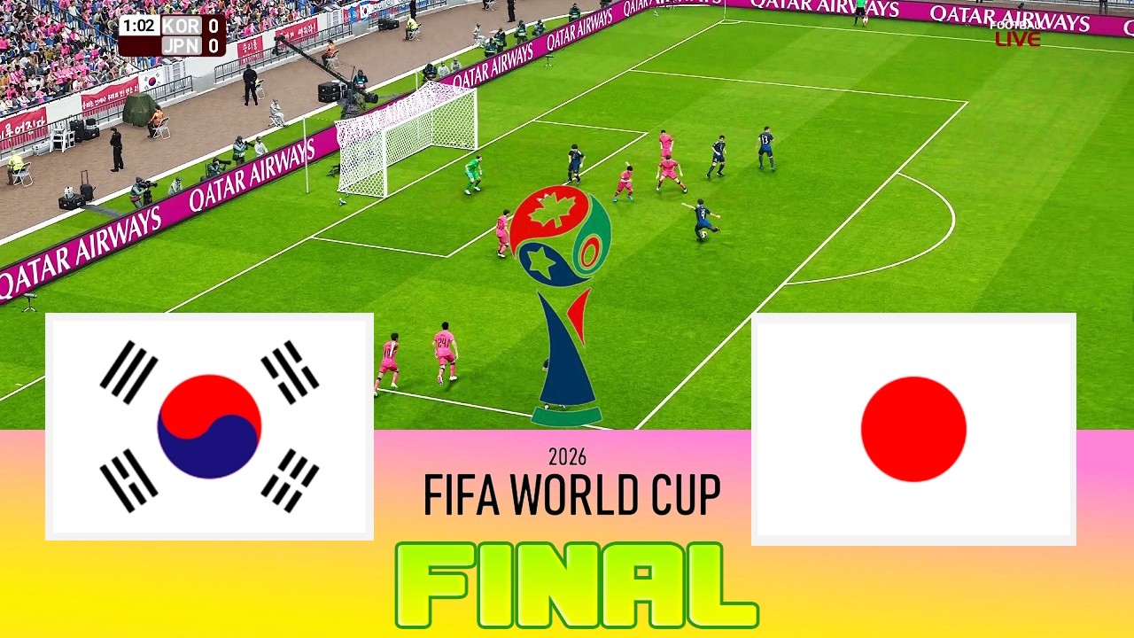 SOUTH KOREA vs JAPAN - Final FIFA World Cup 2026  Full Match All Goals  Football Match