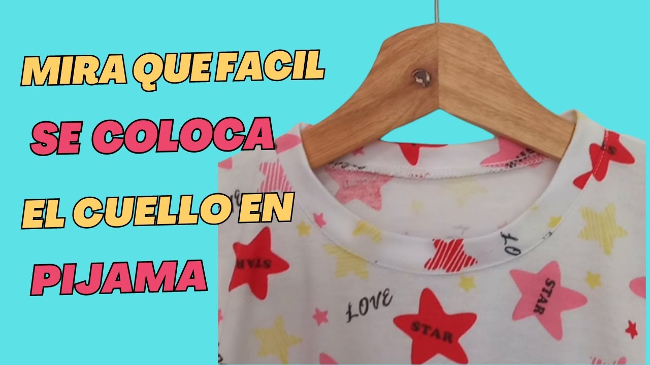 QUIERES SABER EL SECRETO PARA COLOCAR CUELLO EN PIJAMA O CAMISETA #truco #costura  #sewing #sew #tip