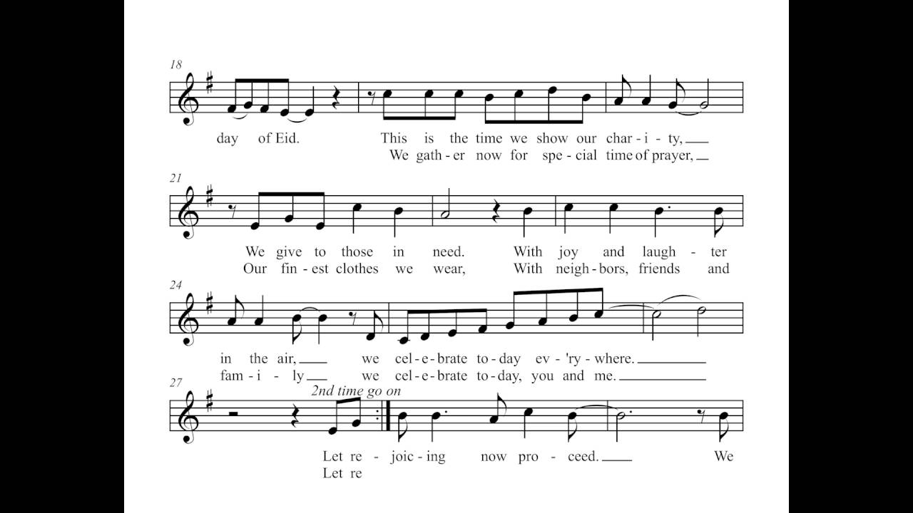 The Day of Eid - Celebrate Around The World Choral Collection
