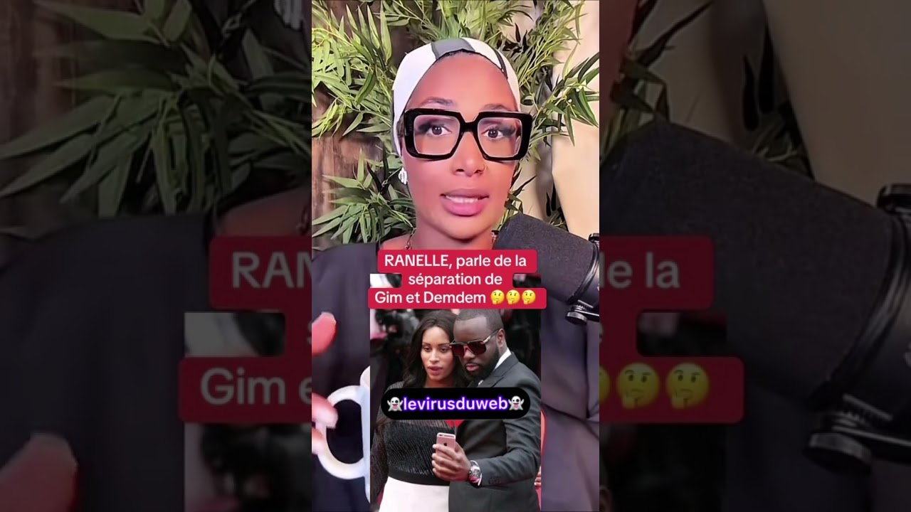 RANELLE Brown r&eacute;agit &agrave; la s&eacute;paration de Gims  et Demdem #shorts #gims #demdem