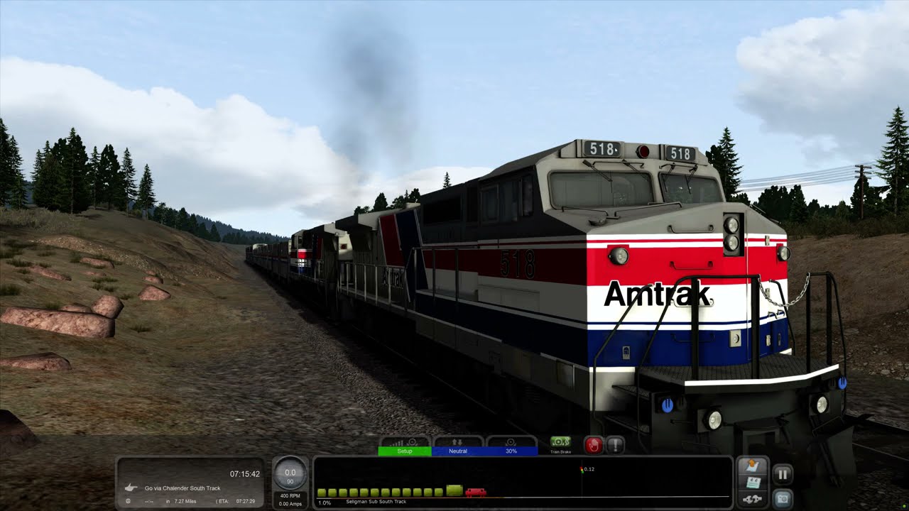 Train Simulator 2021 - [GE Dash 8-32BWH] Amtrak Across Arizona, Pt. 1 [GWD437] - Eastbound - 4K UHD