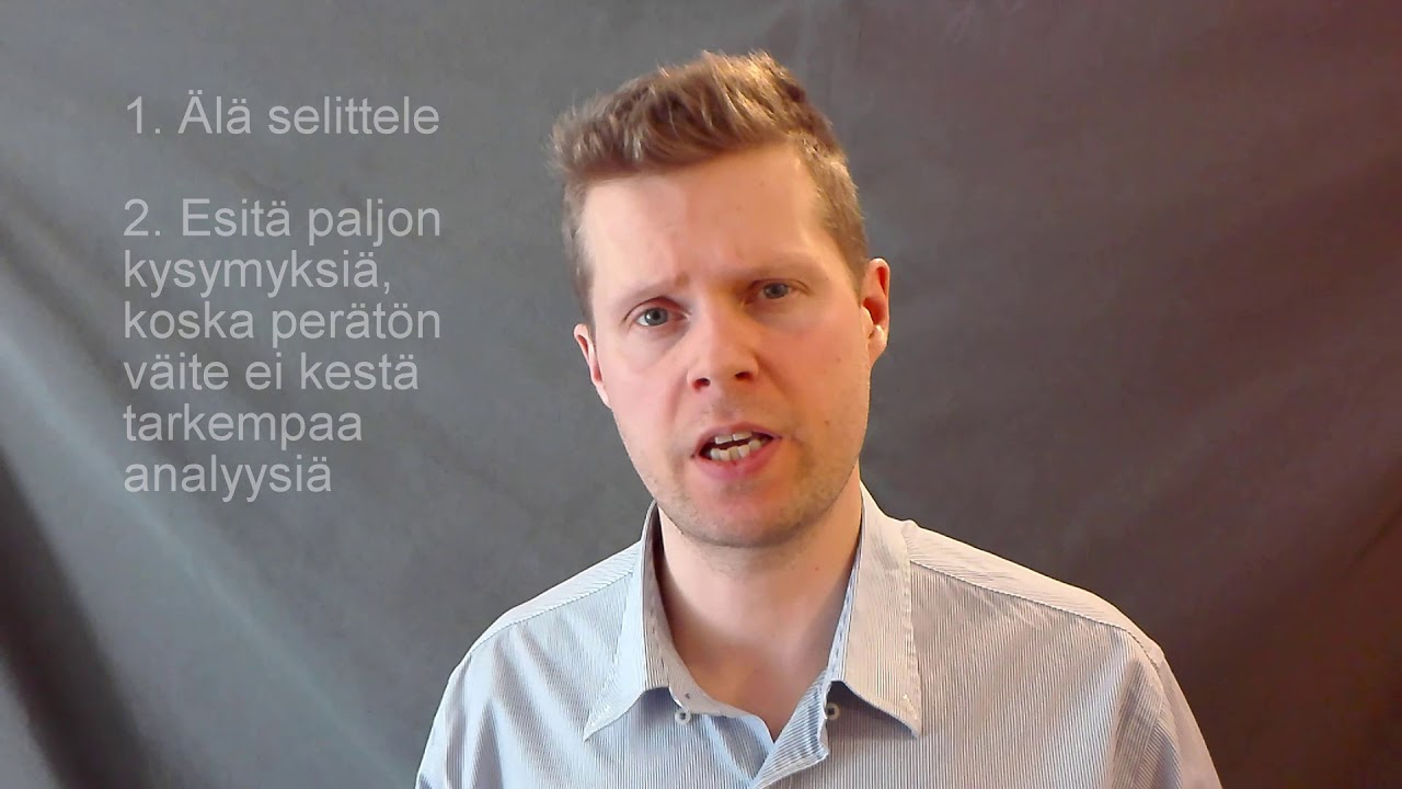 Esimerkki Narsistin PERSOONANMURSKAUKSESTA