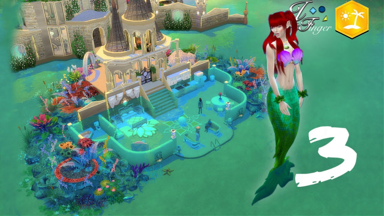 Sims 4 🌴| How to place “SUNKEN” Mermaid -🧜🏼‍♀️- topia in Sulani | 💦