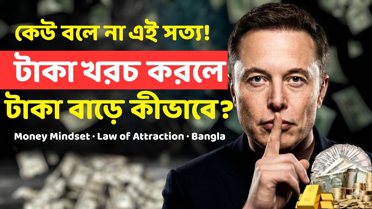 টাকা খরচ করলে টাকা বাড়ে কীভাবে ? Law of Attraction Money Mindset | How to Become Rich in Bangla