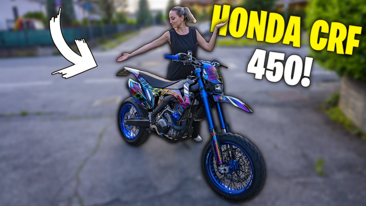 IL MIO NUOVO CRF 450 FA COLPO SULLE RAGAZZE 🥵😍
