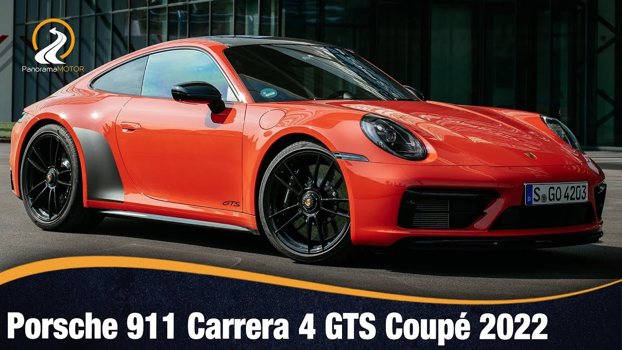 Porsche 911 Carrera 4 GTS Coupé 2022 LA VERSIÓN MAS POTENTE DINÁMICA Y DEPORTIVA