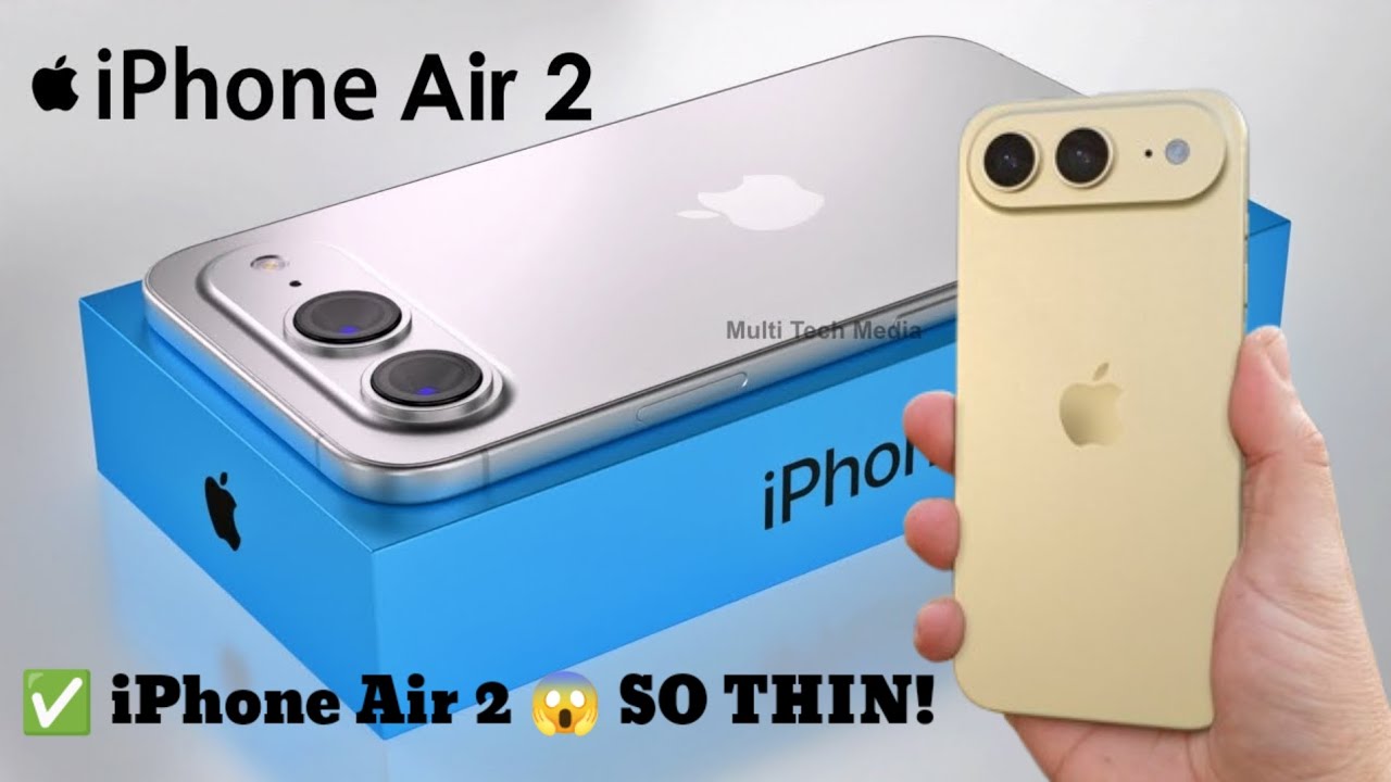 iPhone Air 2 – First Look! 😱 Ultra-Thin Design, Apple Power & Next-Gen Features 🔥