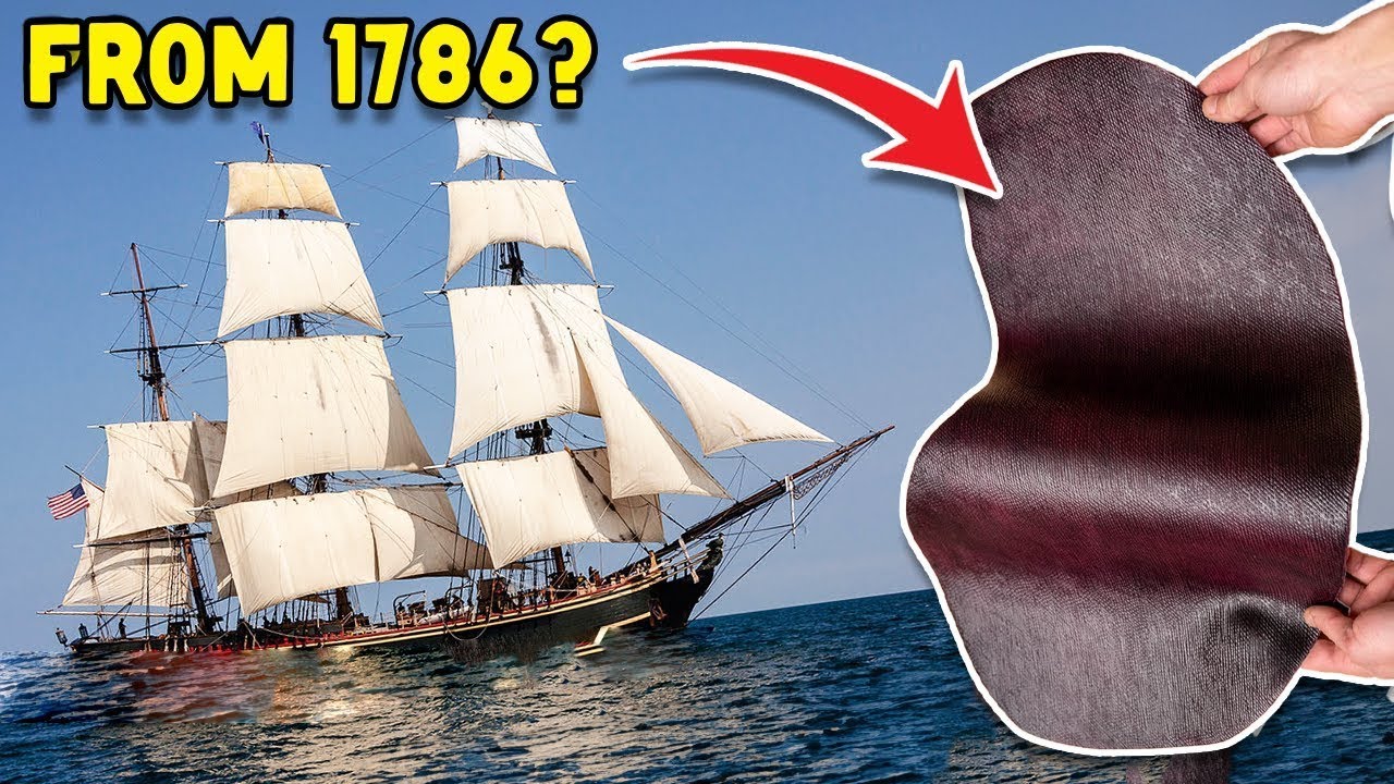 (Unboxing) 200 year old leather recipe found in a shipwreck?