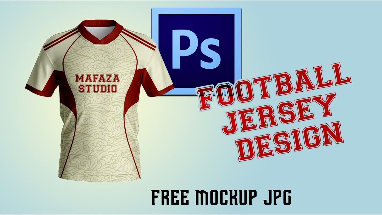 Макет футбольной формы | Урок по Photoshop | БЕСПЛАТНЫЙ МАКЕТ