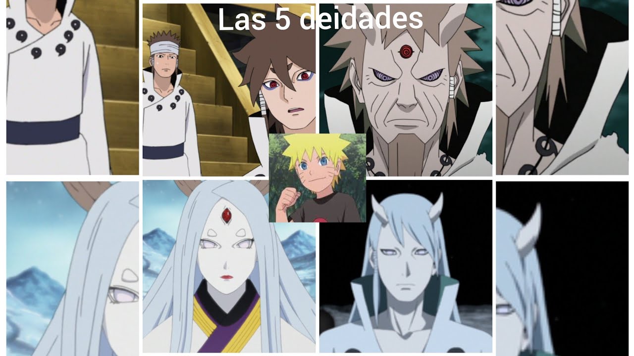 La reencarnación de 5 deidades en Naruto