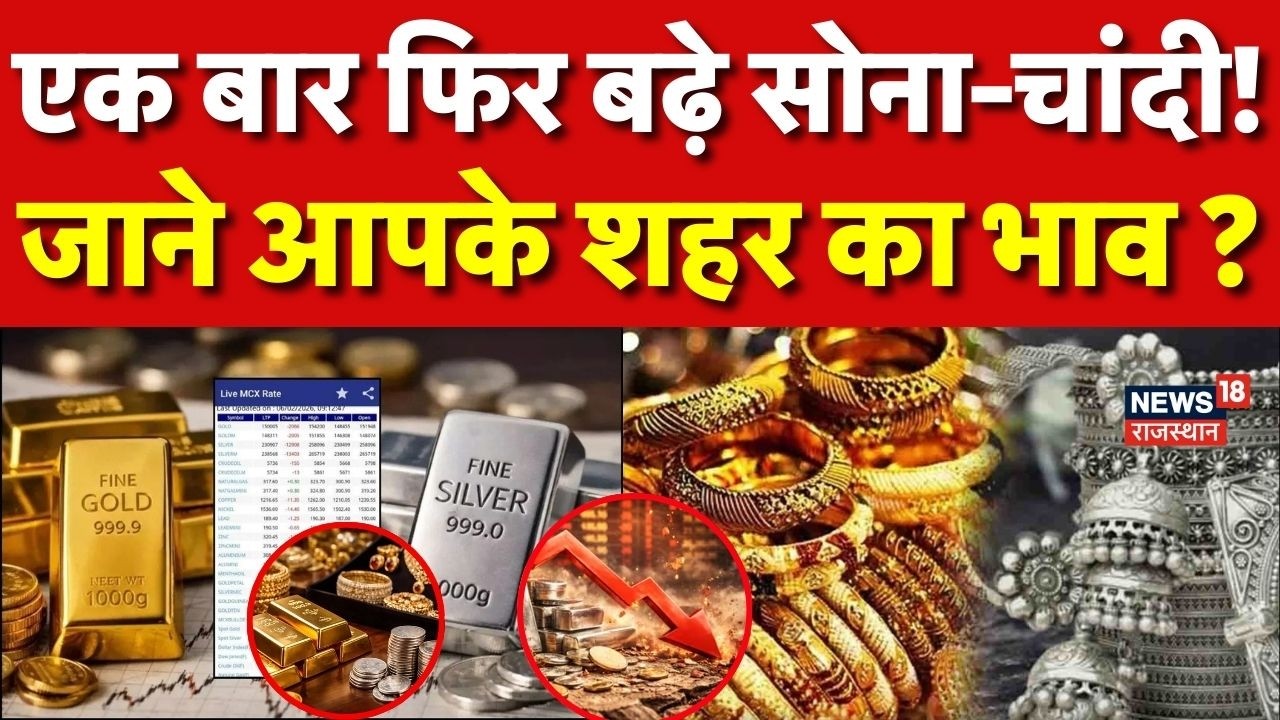 Gold Silver Rate Today : एक बार फिर बढ़े सोना-चांदी! | Gold Silver Price | Top News | Breaking News