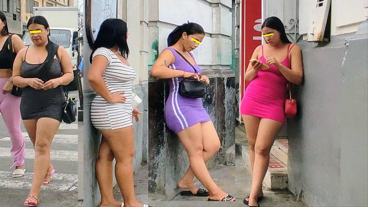 Bellas mujeres de Lima.