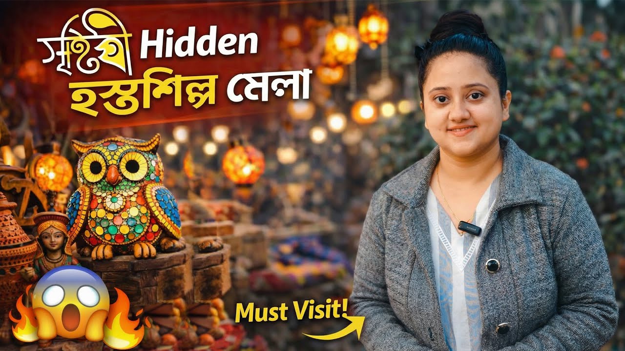 Kolkata তে আবার শুরু হলো হস্তশিল্প মেলা❤️Srishtishree Mela 2026🔥Kolkata Handicrafts Fair Shyambazar🥰