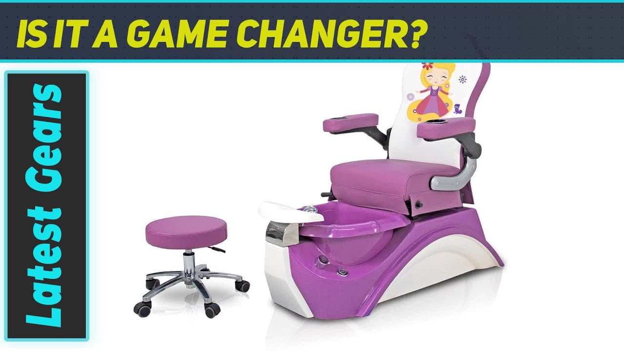 Kids Pedicure Chair PURPLE FROZEN: The Ultimate Child Spa Experience