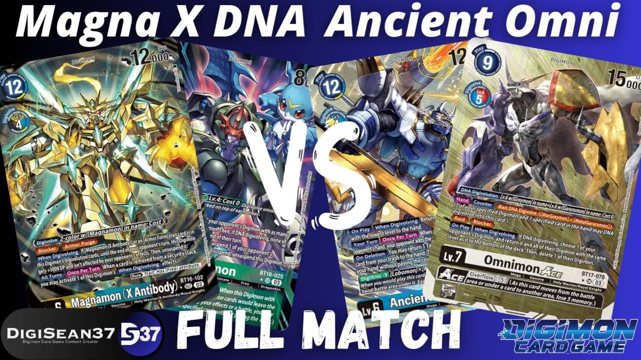 Magnamon X DNA VS Ancient Omnimon DNA | Digimon Card Game | Chain of Liberation