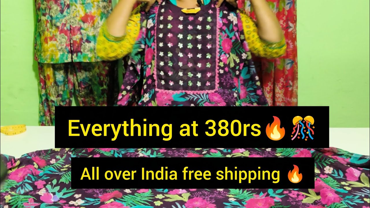 எது எடுத்தாலும் 380rs..Umbrella kurtis🎊 All over India free shipping💥Don't miss it🔥 Yas Collections🔥