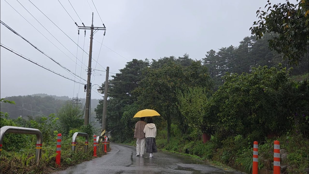 비와 함께 흘러가는 하루 | 레즈커플 브이로그 | 수봑복숭왁네