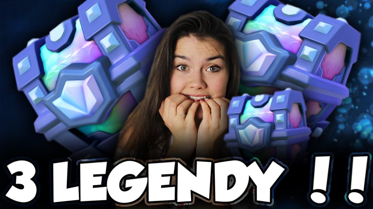 EWELA OTWIERA LEGENDARY CHESTY! | Clash Royale #13