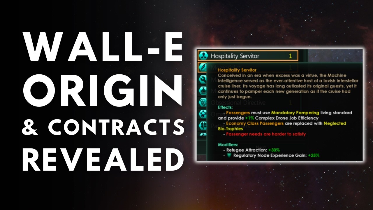 Stellaris: Nomads - 'Planetary Reprocessing' & Contracts