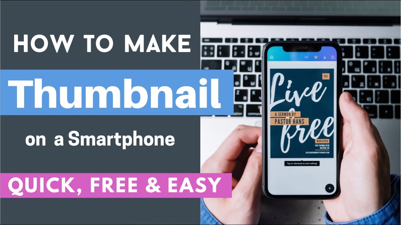 How to Make a YouTube Thumbnail Tutorial &mdash; Quick Easy and Free