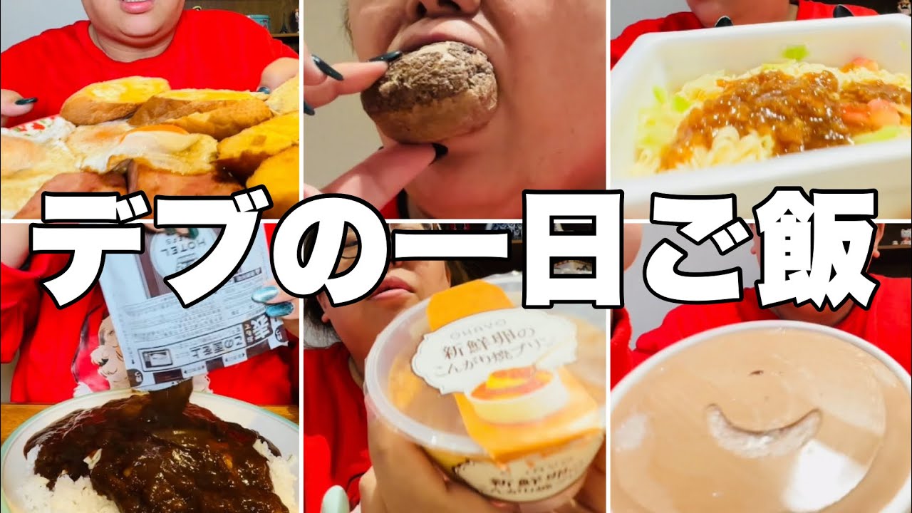 【モッパン】今年一発目のデブの一日の食事