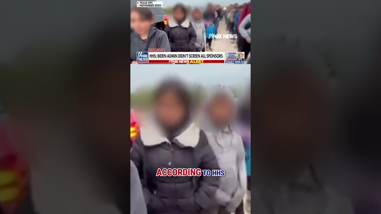 Trump admin searching for 20K+ migrant children LOST under Biden #shorts