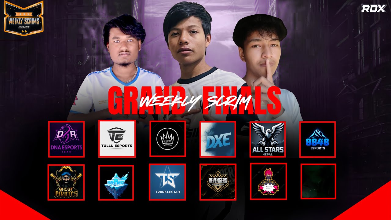 RDX WEEKLY SCRIMS  WEEK 3 || GRAND FINALS