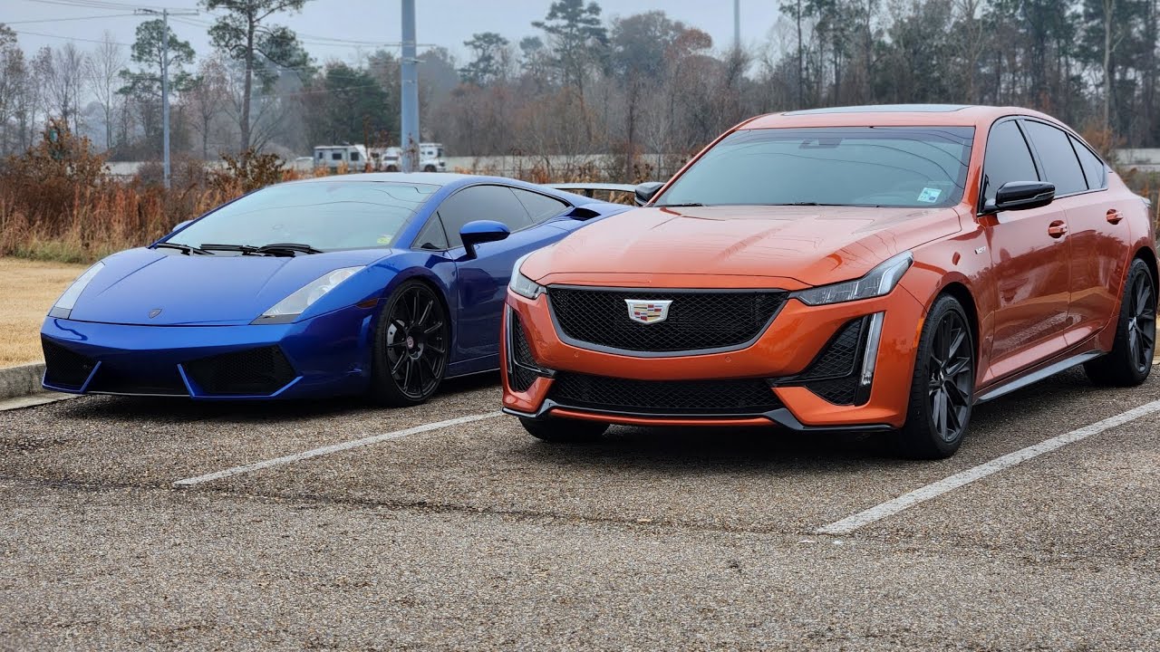 2023 CT5-V vs Lamborghini Gallardo 40-130+ race