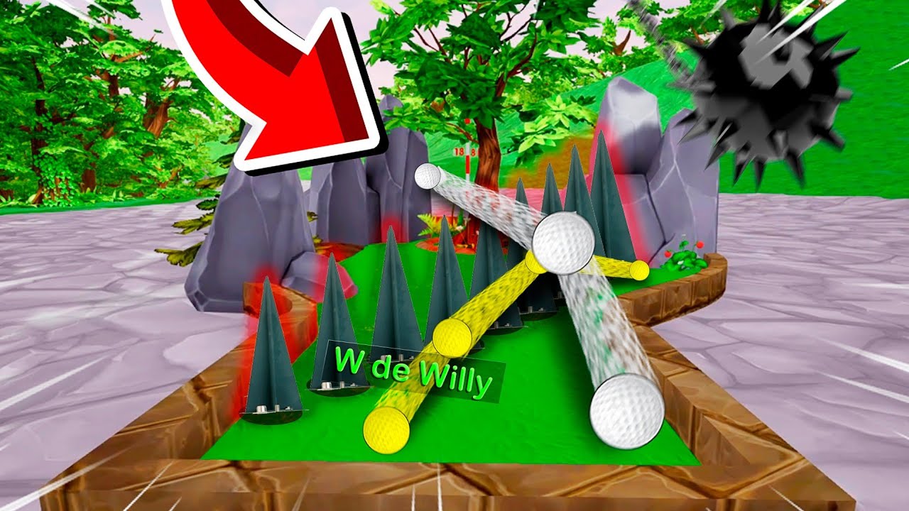 GOLF IT! INTENTAMOS HOYOS EN UNO EN MAPA IMPOSIBLE!