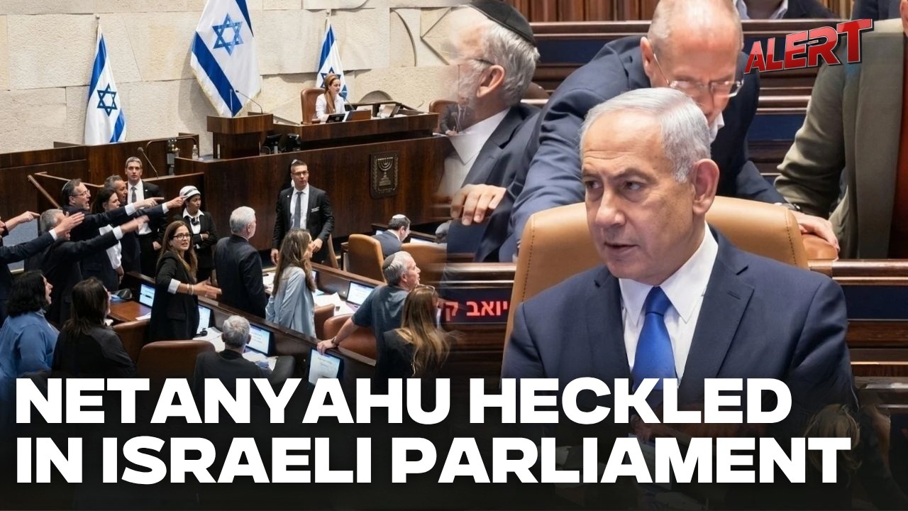 WATCH: Netanyahu Heckled As Knesset Backs Ultra-Orthodox Draft Bill, Flees Amid 