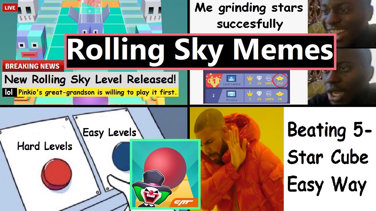 I Made Rolling Sky Memes with Every Meme Template i found on Google
