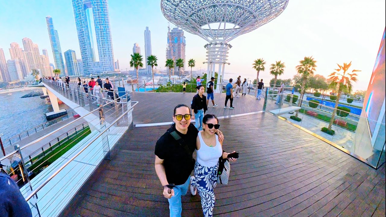 An exciting walk around Dubai Marina, Blue Water Al Ain Dubai. 
