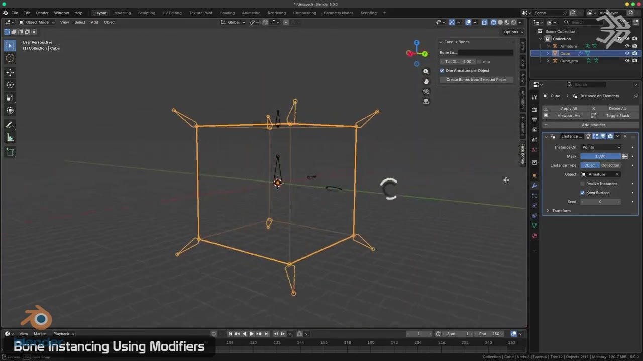 AI Generated Python Tool Vs Modifiers in Blender 5