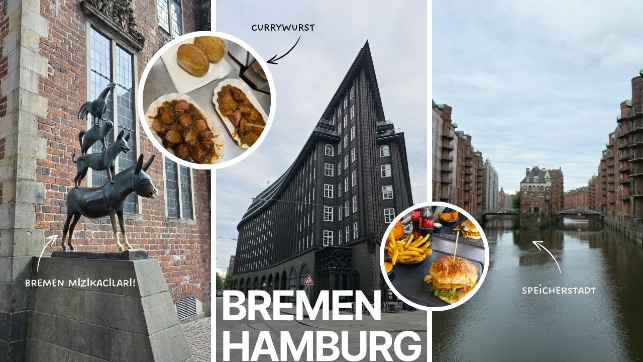Hamburg & Bremen’de 3 Gün: Gezilecek Tüm Yerler! 🇩🇪 | Almanya Gezi Vlog