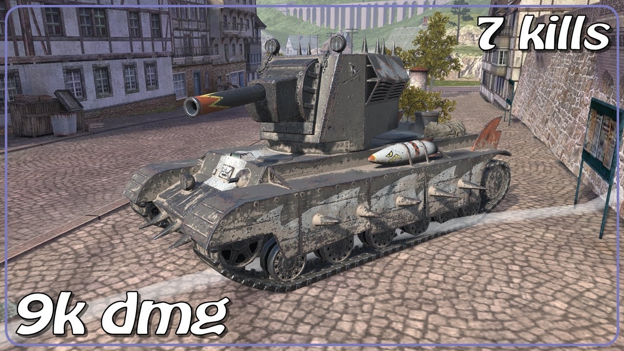 Smasher • 7 frags • 9k dmg • WoT Blitz