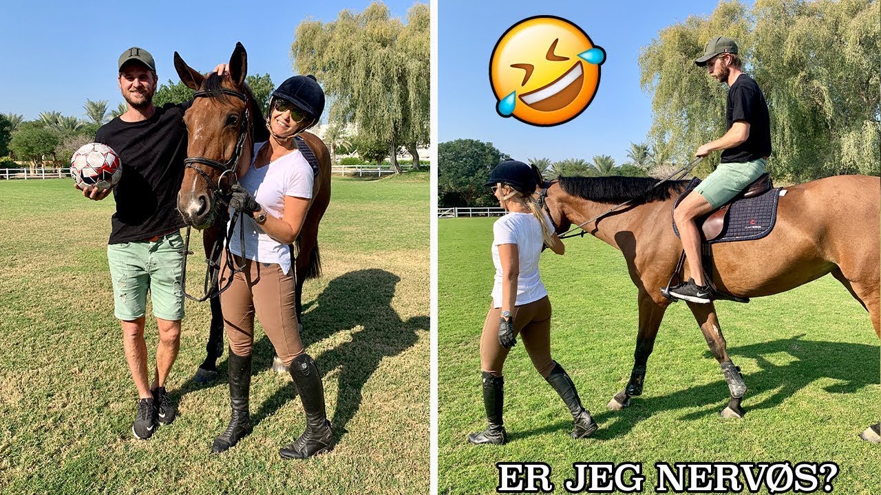 JEG RIDER FOR FØRSTE GANG!