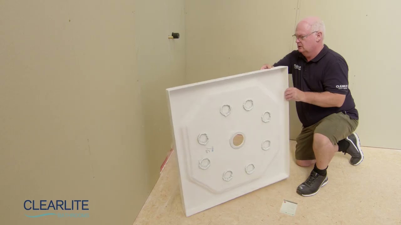 Installing a Clearlite Sure Seal Shower Tray
