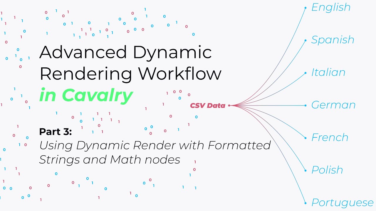 Проект по усовершенствованному динамическому рендерингу в Cavalry - Часть 3