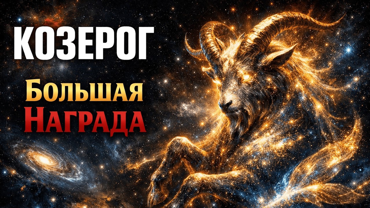 КОЗЕРОГ: СЛЕЗЫ ПРЕВРАЩАЮТСЯ В ЗОЛОТО! Награда за терпение будет колоссальной. Гороскоп