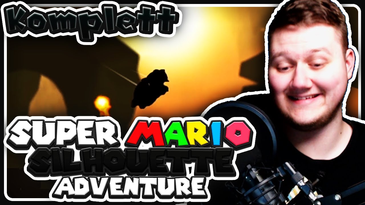 👤 Eine Mod voller SILHOUETTEN-Level 👥 Super Mario Silhouette Adventure - Komplett