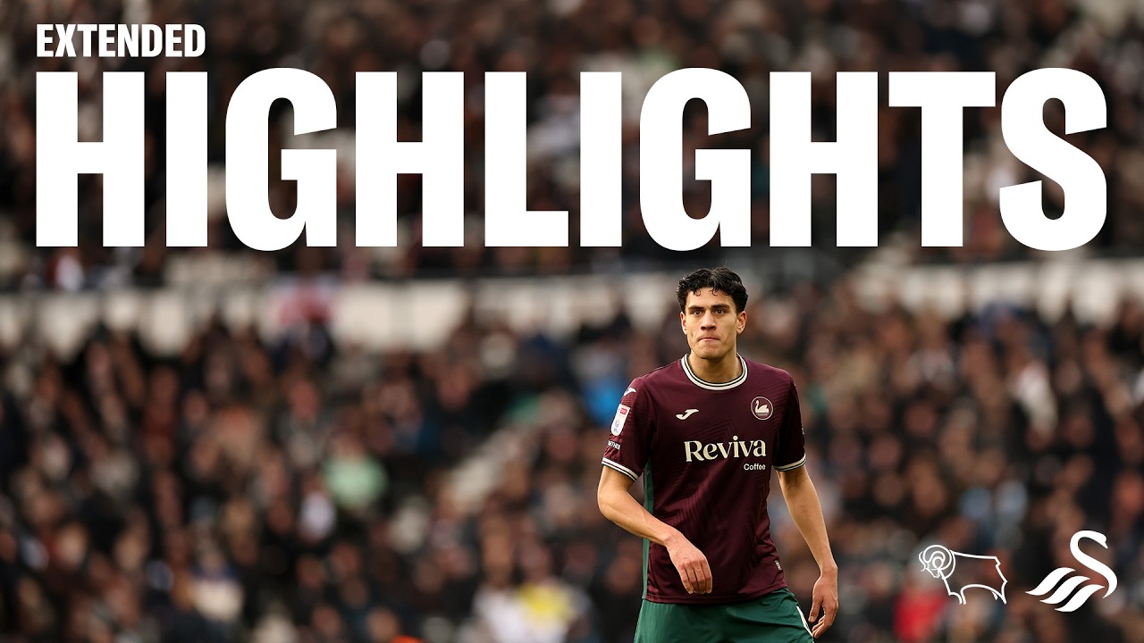 Derby County v Swansea City | Extended Highlights