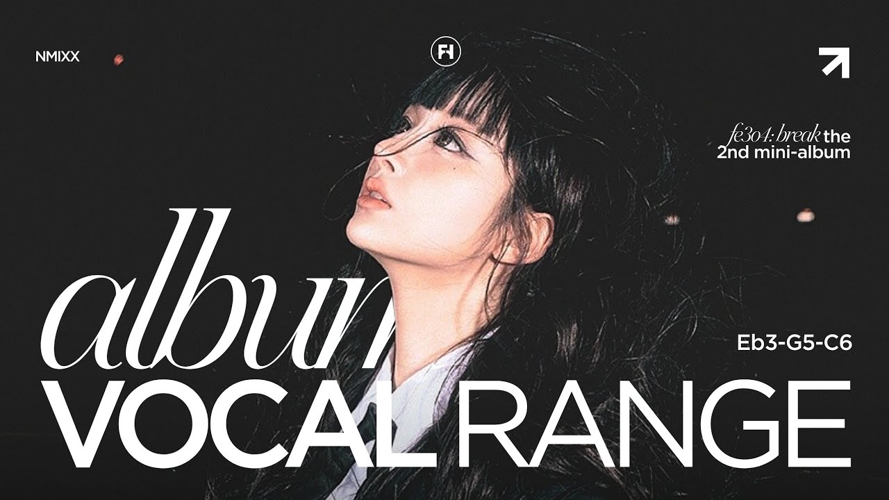 NMIXX 엔믹스 -『 Fe3O4: BREAK 』Mini-Album Vocal Range | E♭3-G5-C6