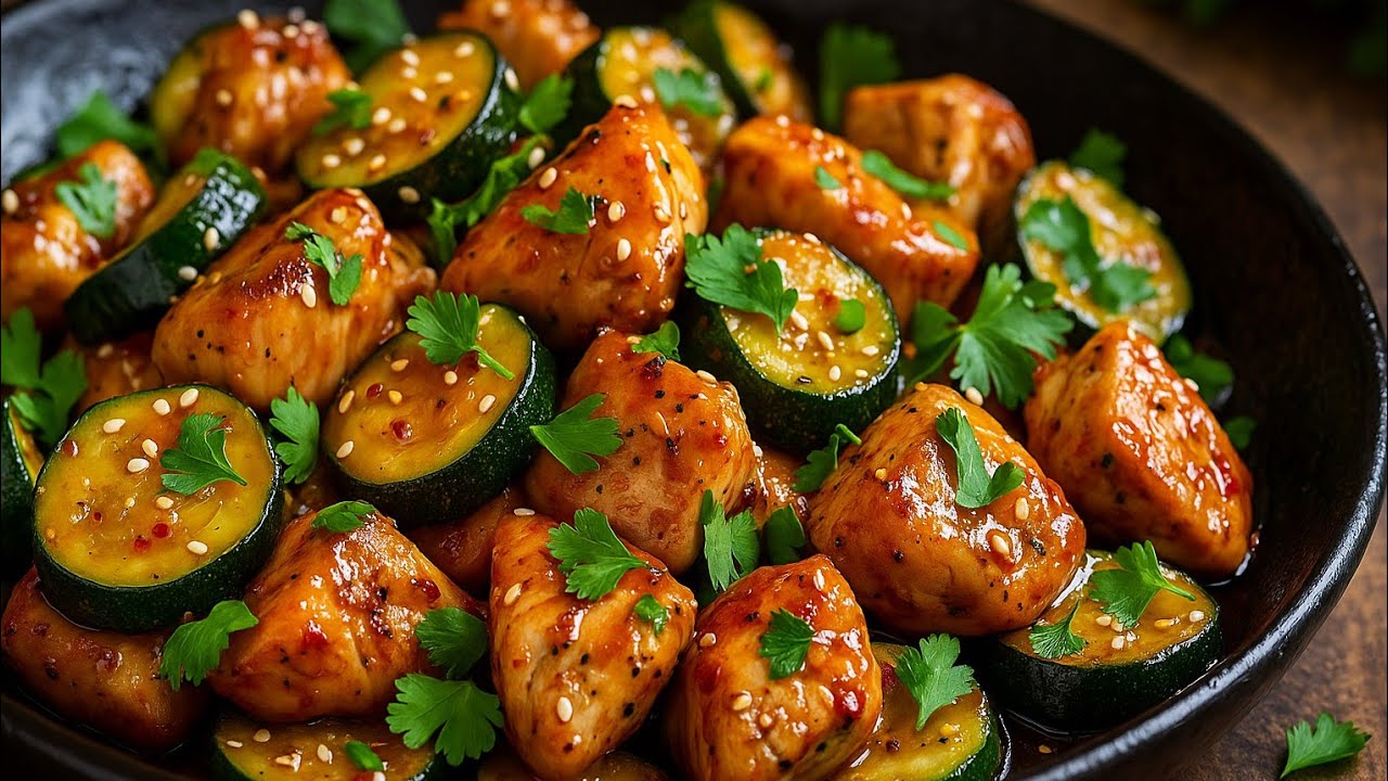 Простой ужин из кабачков и курицы, который вам точно стоит приготовить!