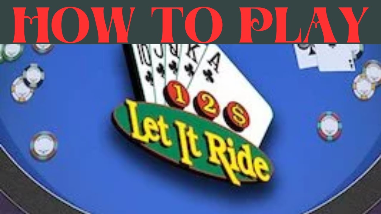 HOW TO PLAY LET IT RIDE- BASIC TUTORIAL #letitride